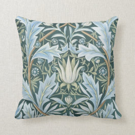 William Morris Fine Floral Wallpaper Pattern Kissen