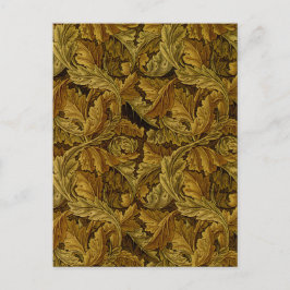 William Morris Fine Floral Wallpaper Pattern Postkarte