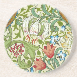 William Morris Fine Garden Lily Wallpaper Getränkeuntersetzer