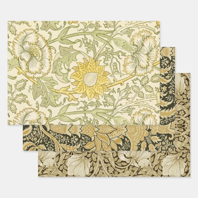 William Morris Floral Design Geschenkpapier Set (Set)