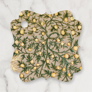 William Morris Floral Fruit Garden Blume Classic Geschenkanhänger