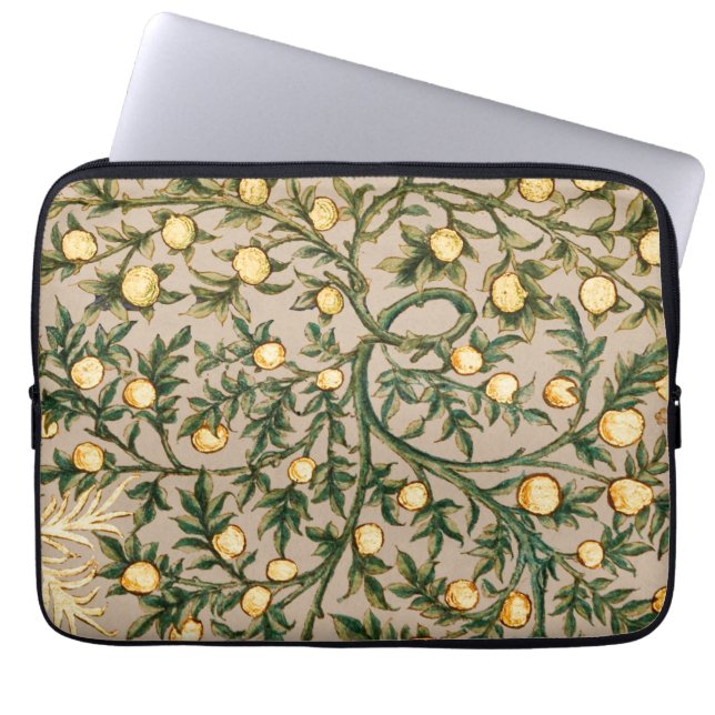 William Morris Floral Fruit Garden Blume Classic Laptopschutzhülle (Vorderseite)