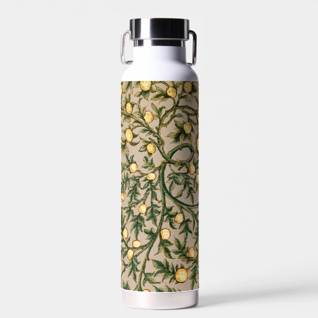 William Morris Floral Fruit Garden Blume Classic Trinkflasche (Vorne)