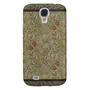 William Morris Floral lila willow art print design Galaxy S4 Hülle