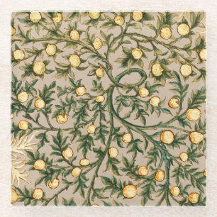 William Morris Floral Obstgarten-Blume Klassiker Glasuntersetzer