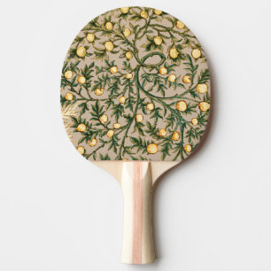 William Morris Floral Obstgarten-Blume Klassiker Tischtennis Schläger