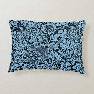 William Morris Floral Pattern Bird Anenome Dekokissen