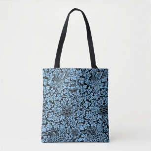William Morris Floral Pattern Bird Anenome Tasche