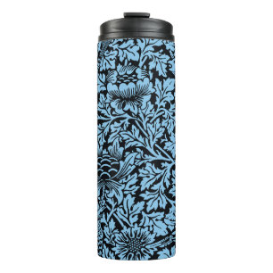 William Morris Floral Pattern Bird Anenome Thermosbecher