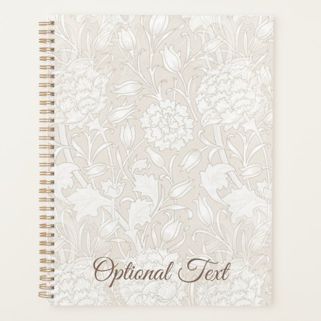 William Morris Floral Pattern in Sepia (Devant)