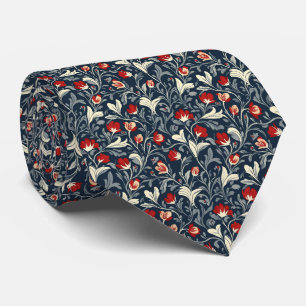 William Morris Floral Pattern Krawatte