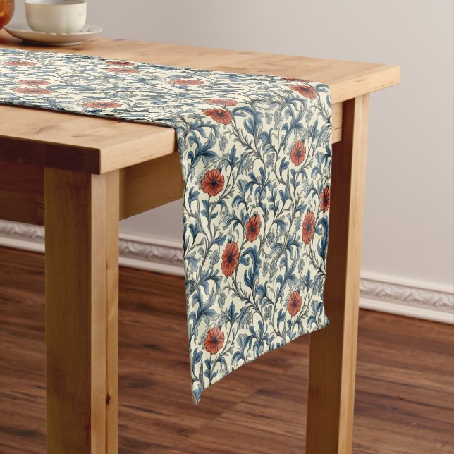 William Morris Floral Pattern Kurzer Tischläufer (Beispiel)