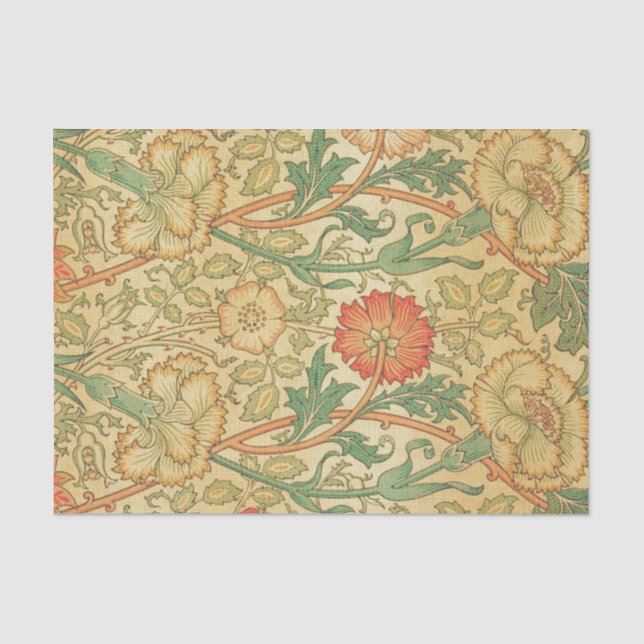 William Morris FLORAL PATTERT Tissue Paper Seidenpapier (Vorderseite)