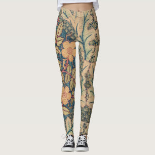 William Morris FLORAL TEXTILE DESIGS LEGGINGS