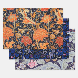 William Morris, florale Muster-Papiertüte Geschenkpapier Set