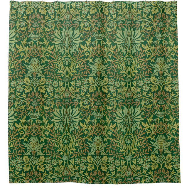 William Morris "Flower Garden" Duschvorhang (Vorderseite)