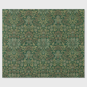 William Morris Flower Garden-Grün Geschenkpapier