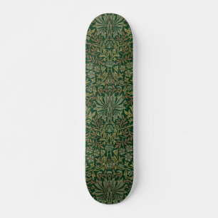 William Morris Flower Garden-Grün Skateboard