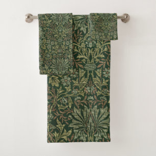 William Morris Flower Garden Tapestry Classic Badhandtuch Set