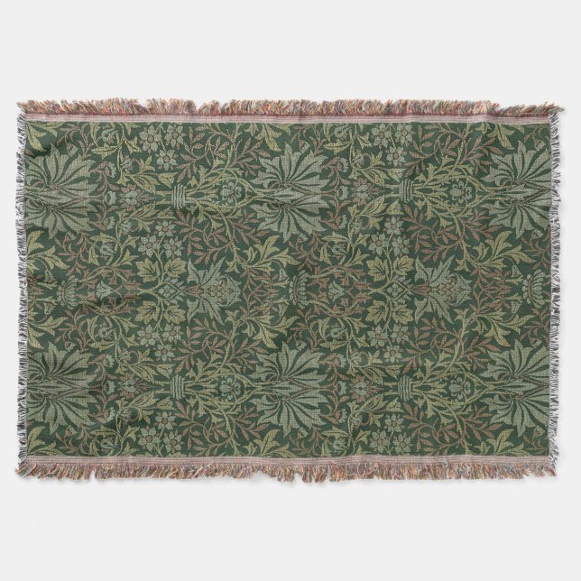 William Morris Flower Garden Tapestry Classic Decke (Vorderseite)