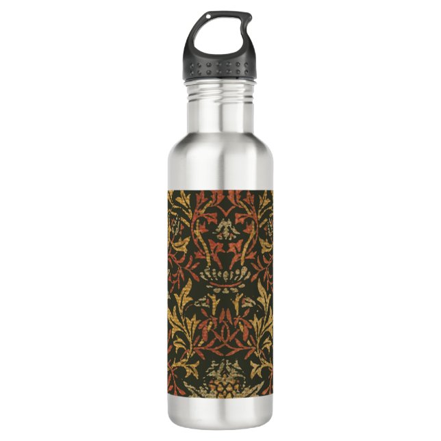 William Morris Flower Garden Tapestry Edelstahlflasche (Vorderseite)