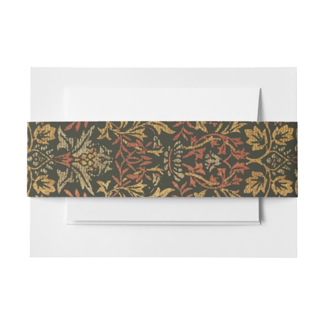 William Morris Flower Garden Tapestry Einladungsbanderole (Vorderseite Beispiel)