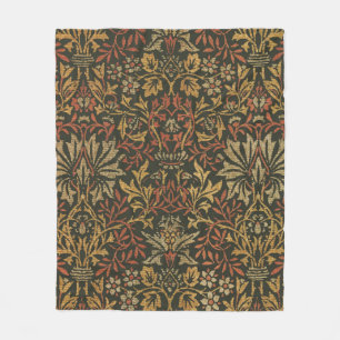 William Morris Flower Garden Tapestry Fleecedecke