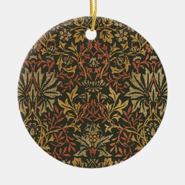 William Morris Flower Garden Tapestry Keramik Ornament (Vorne)