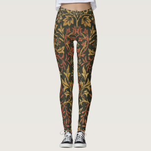 William Morris Flower Garden Tapestry Leggings