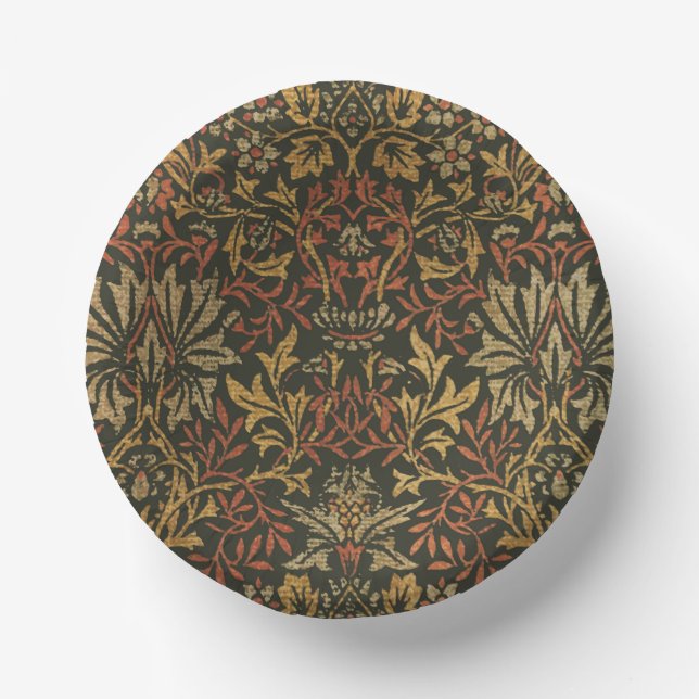 William Morris Flower Garden Tapestry Pappteller (Vorderseite)