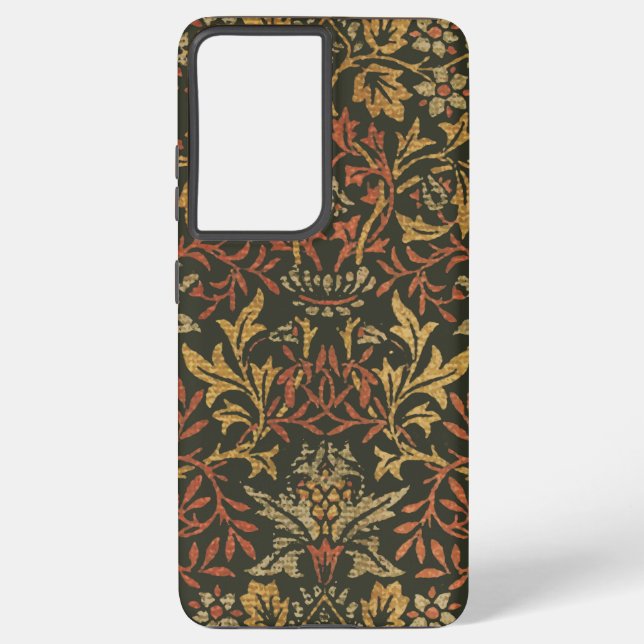 William Morris Flower Garden Tapestry Samsung Galaxy Hülle (Rückseite)
