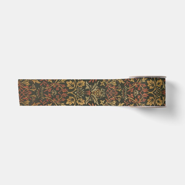 William Morris Flower Garden Tapestry Satinband (Vorderseite)
