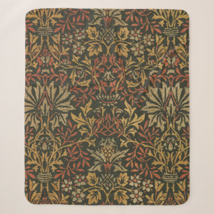 William Morris Flower Garden Tapestry Sherpadecke