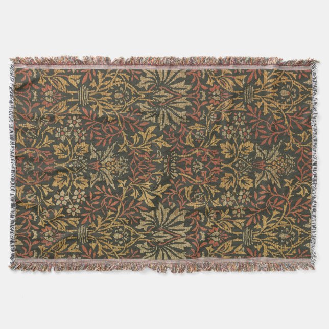 William Morris Flower Garden Teppich Decke (Vorderseite)