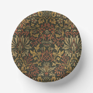 William Morris Flower Garden Teppich Pappteller