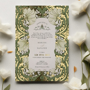 William Morris Foil-Einladung Folieneinladung