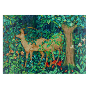 William Morris Forest Deer Tapestry Schneidebrett