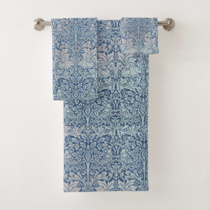 William Morris Forest Lapin Bird Folid Bleu
