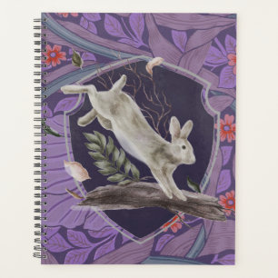 William Morris Forest Rabbit Floral Art Nouveau