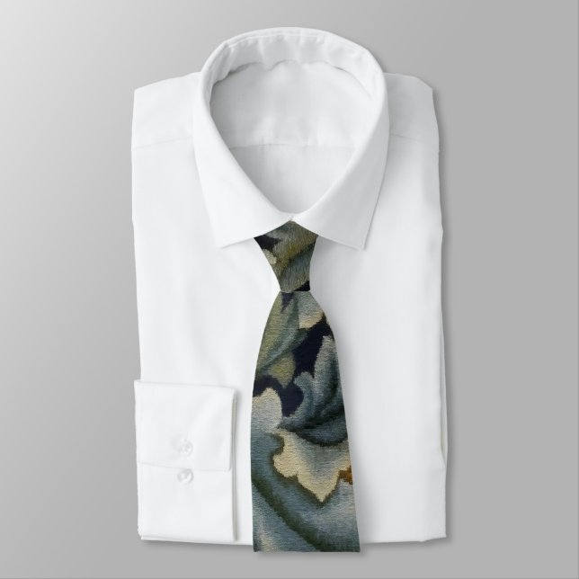 William Morris Forest Rabbit Floral Art Nouveau Krawatte (Gebunden)