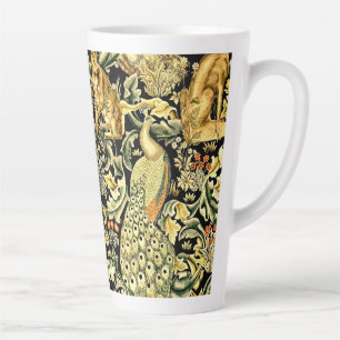 William Morris Forest Tapestry Fox Hare Peacock Milchtasse