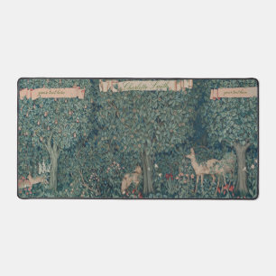 William Morris Forest Tapestry mit Personalisierun Schreibtischunterlage