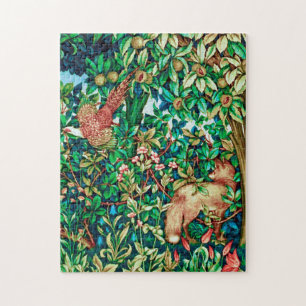 William Morris Fox und paasant Tapestory Print