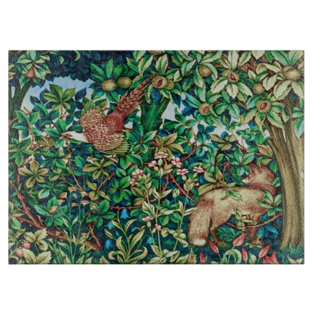 William Morris Fox und Paul Tapestry Print Schneidebrett (Vorderseite)