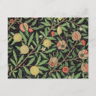 William Morris' Fruchtmuster (1862)  Postkarte