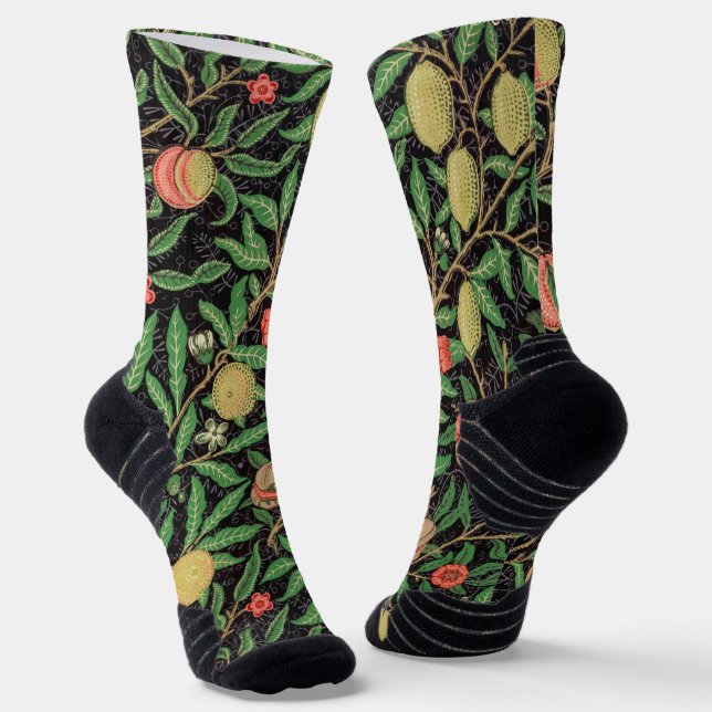 William Morris Fruchtmuster Vintag Socken (Gewinkelt)