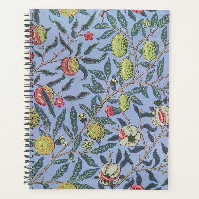 William Morris Fruit grenade bleu ornement (Devant)