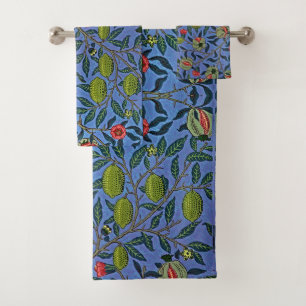 William Morris Fruit Peach Lemon Blue