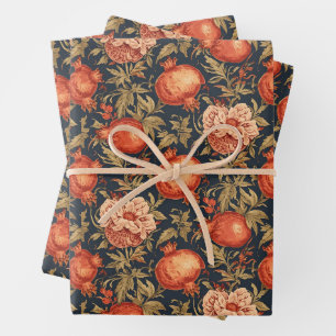 William Morris Fruit Pomegranat-Muster Geschenkpapier Set