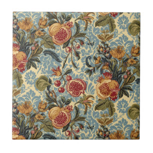 William Morris Fruit Pomegranate Blumenmuster Fliese
